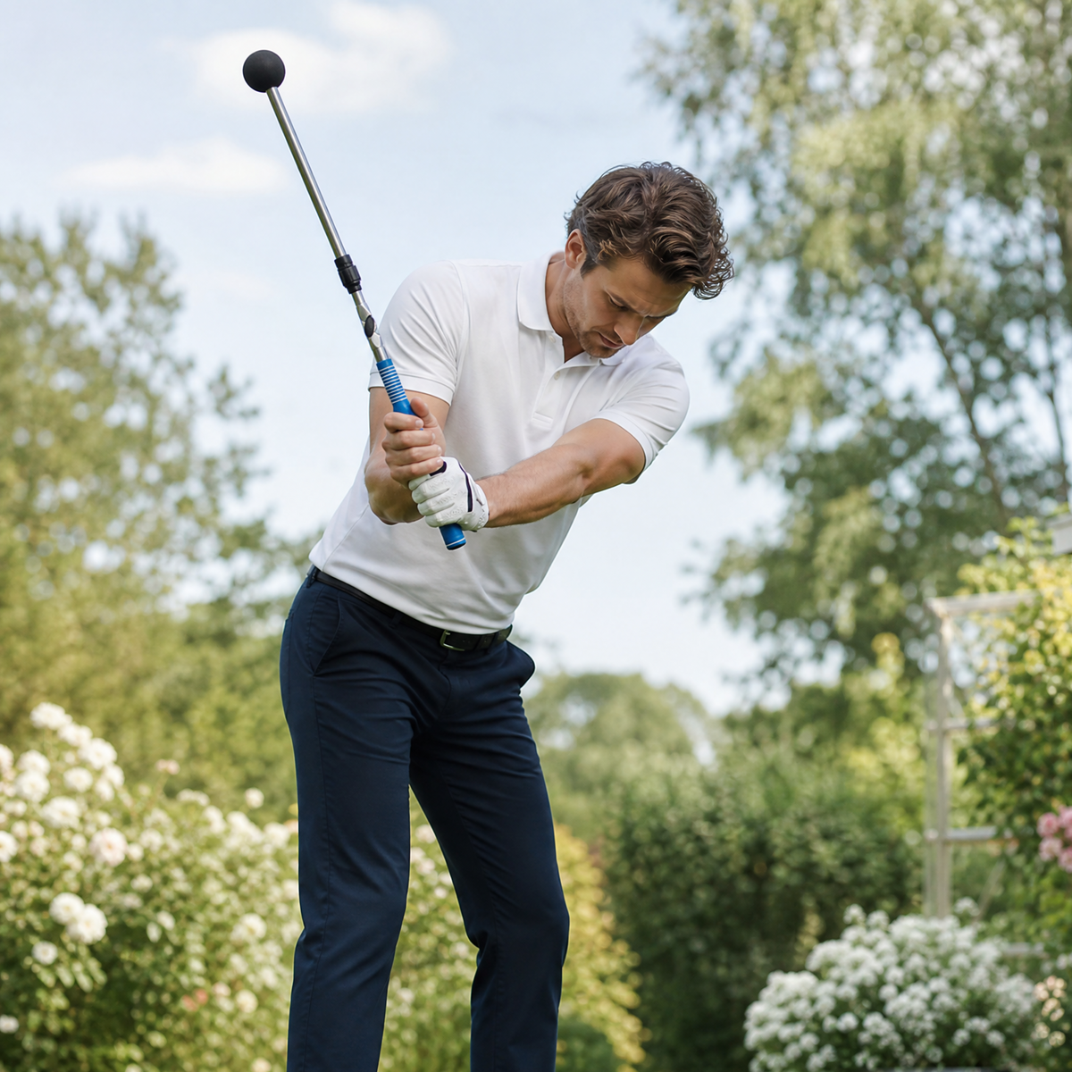Sammenleggbar Golf Swing-Trener